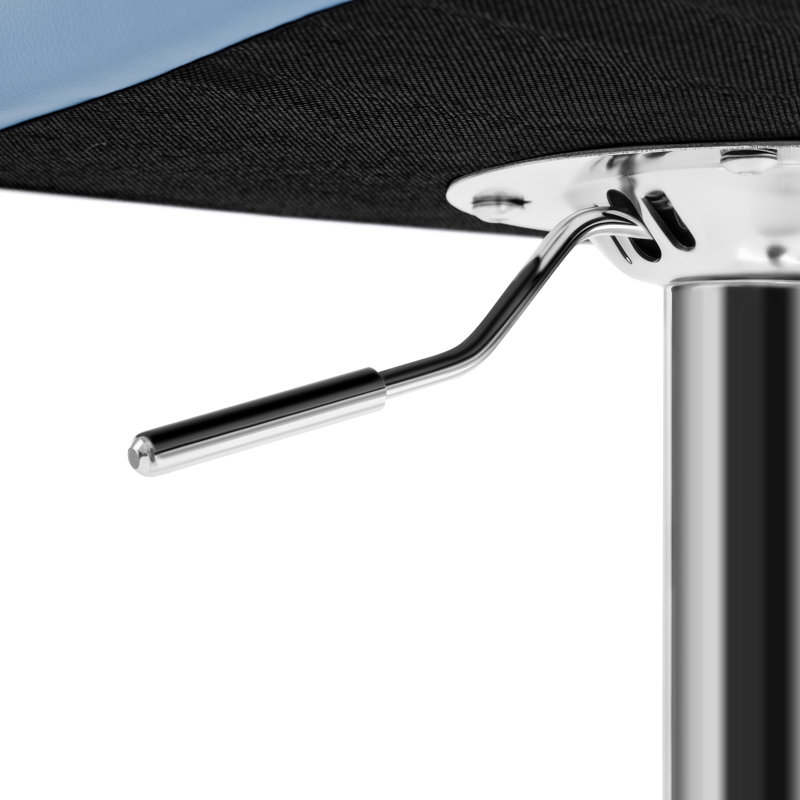 Tabouret de bar Chandresh, Bleu
