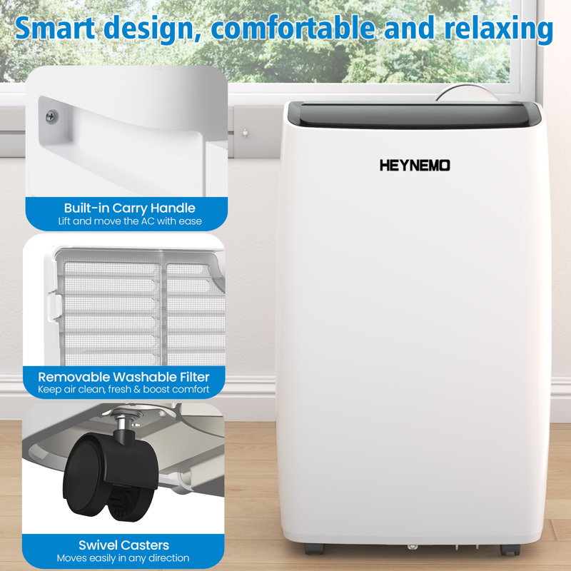 Climatiseur portable 14 000 BTU 3-en-1