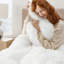 Jeté de lit en fausse fourrure de sherpa Bedure - Couverture de lit moelleuse ultra douce pour chambre de résidence - Blanc éclatant - Cadeau parfait pour les adolescentes-105680399-105680395