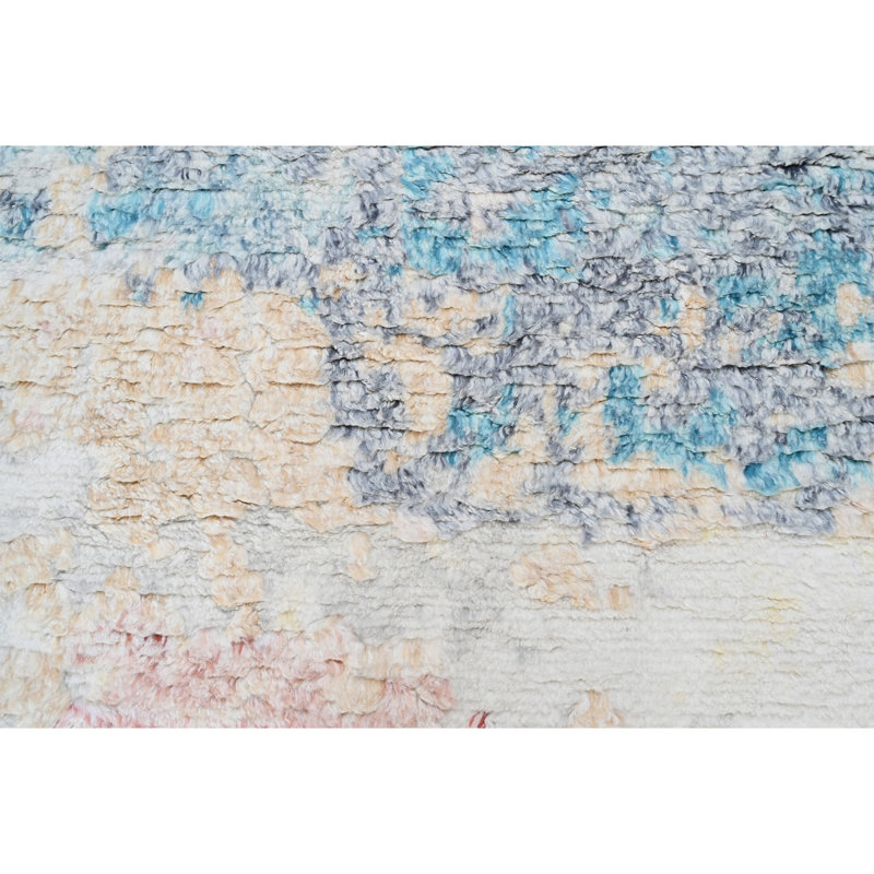 Hand Knotted Wool Area Rug, Rectangle 10' x 14'