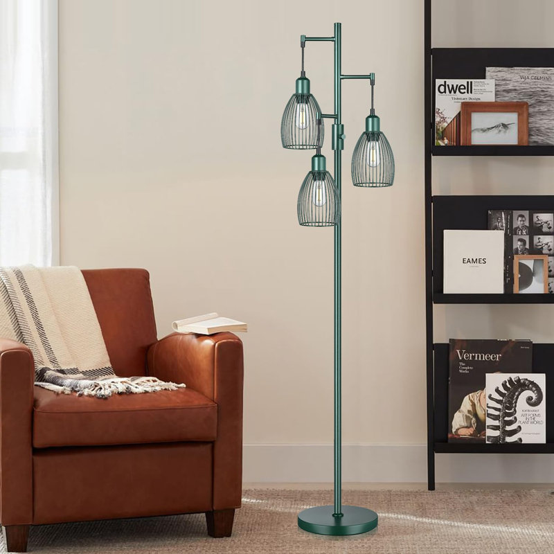 Vipul Tree Floor Lamp, Hunter Green
