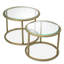 Addison Glass Nesting End Table