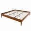 Base de lit plateforme en bois de bambou sec de 15 po de hauteur, avec support en métal à lattes de bois, aucun sommier requis, assemblage facile-1295285375-1295285369
