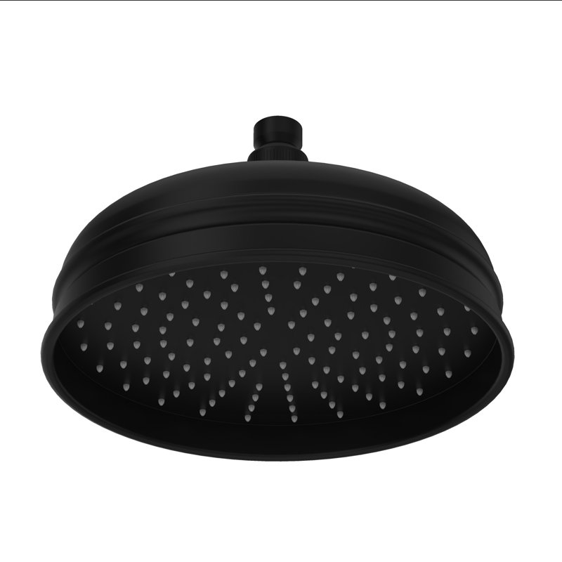 Bordano Raincan Shower Head, Matte Black