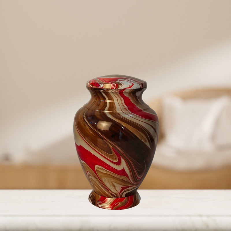 Rocsi Handmade Large Cremation Urn , Blue