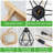 Farmhouse Plug In Wall Sconce With 1 Bulb, Wood Shelf Bracket & Switch For Hallway, Living Room