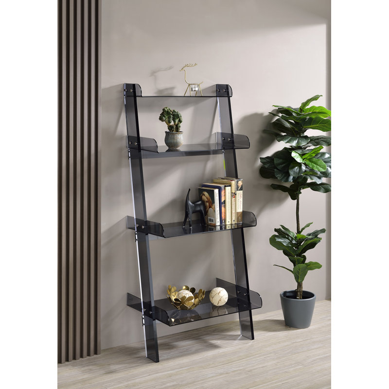 Cicely Ladder Bookcase, Smoke