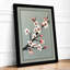 Cherry Blossoms Unfolding Botanical - Framed Print-2096426859-2096426860