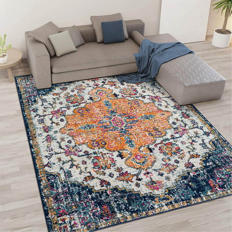 Tapis tissé Boho Medallion