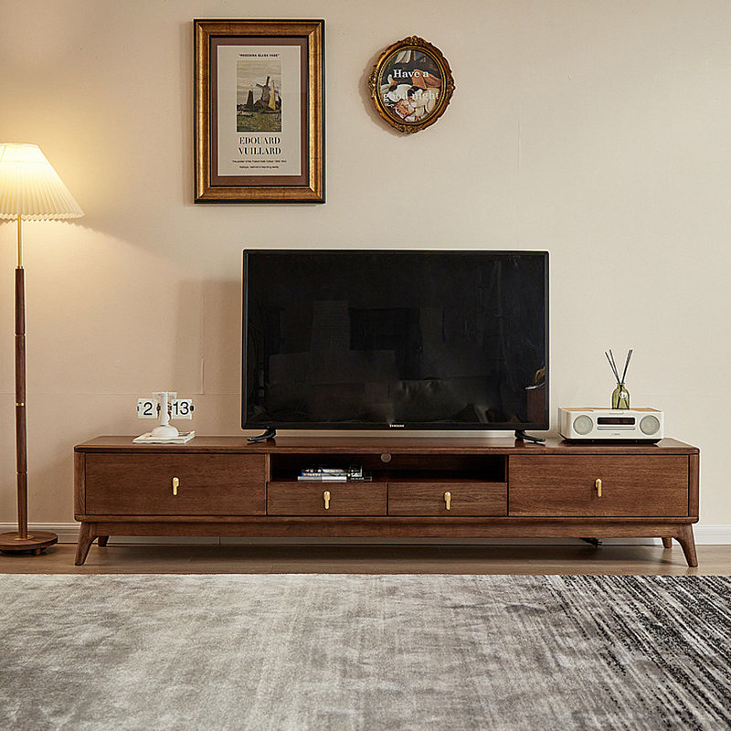 Armoire de rangement moderne et minimaliste pour meuble télé, H 16,54 po x L 70,87 po x l 15,75 po