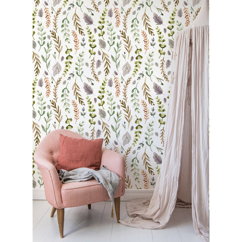 Otley Leaves Wallpaper, 208 x 146cm