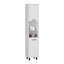 Armoire garde-manger Almada, trois tablettes intérieures, finition blanche-871658847