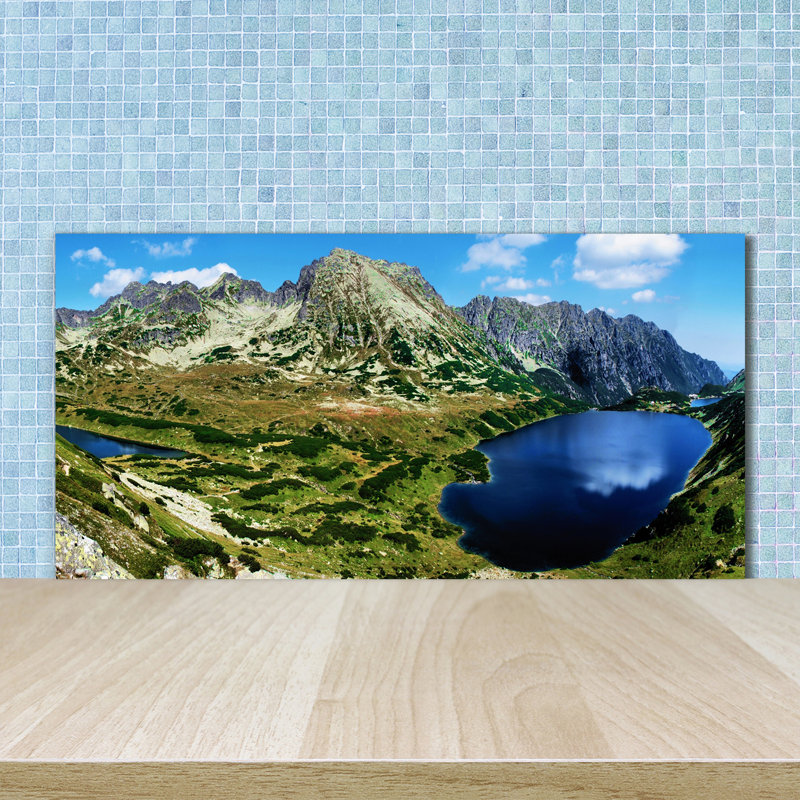 50cm W x 100cm L Glass Peel and Stick Panel