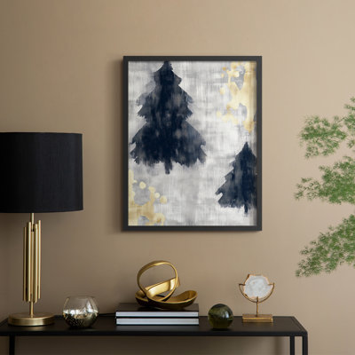 «Christmas Holiday Art CCL XXXII», reproduction encadrée - bois massif