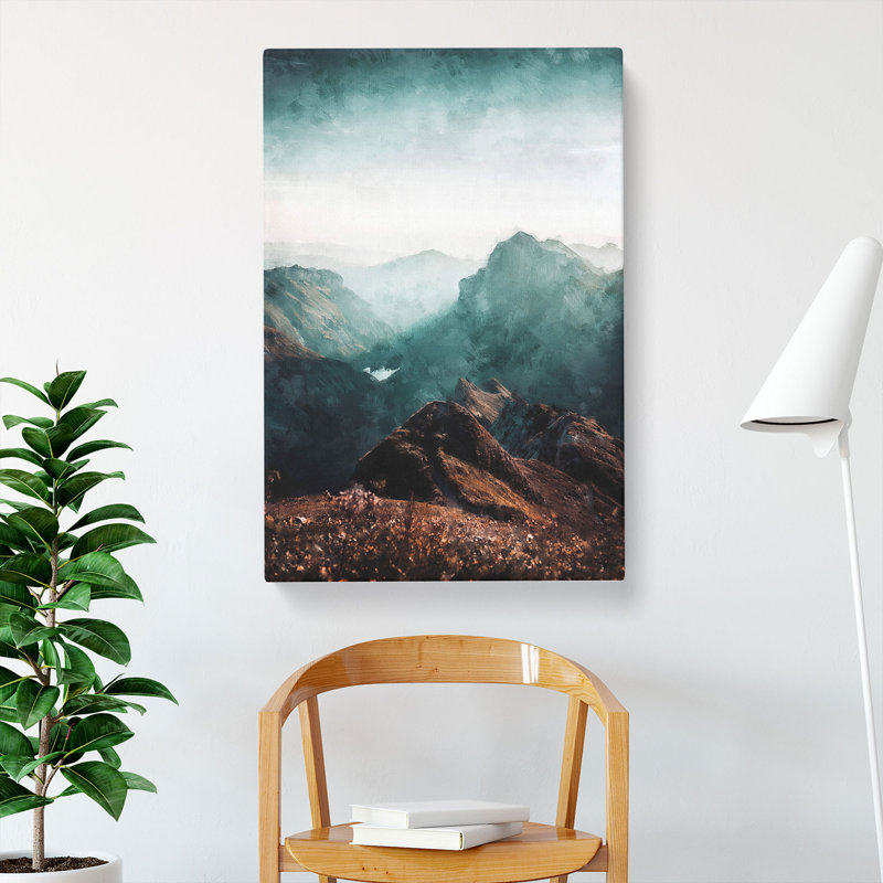 Mountains In Weissbad Switzerland - Wrapped Canvas, 60cm H x 40cm W x 4cm D