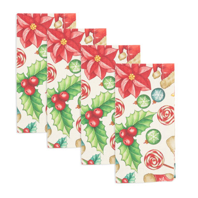 Serviette de Noël (ensemble de 4)