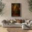Arbre de Noël d'inspiration antique, décoration murale encadrée avec impression de cadeaux-400822812-400822815