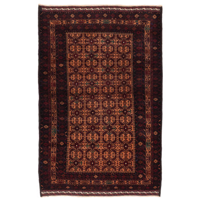 Teimani Copper Rug 4'2" x 6'4"