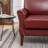 Shalisia 32'' Wide Upholstered Genuine Leather Armchair-702676843