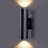 Dusk To Dawn Sensor Outdoor Wall Light Cylinder Black Aluminum Ip65 Waterproof