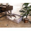 Lit avec surmatelas en mousse à mémoire de forme PupListro-50320857