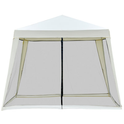 Tente pour auvent d'extérieur 10 pi x 10 pi Outsunny