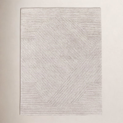 Heathered Outdoor Hand-Loomed Rug