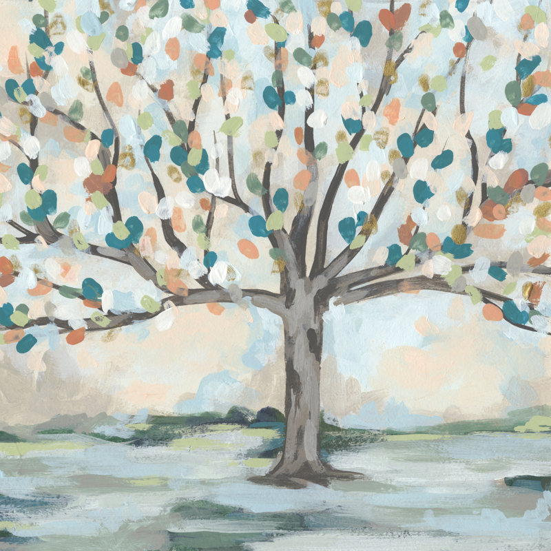 Delicate Arbor I by June Erica Vess - Wrapped Canvas Painting, 30cm H x 30cm W