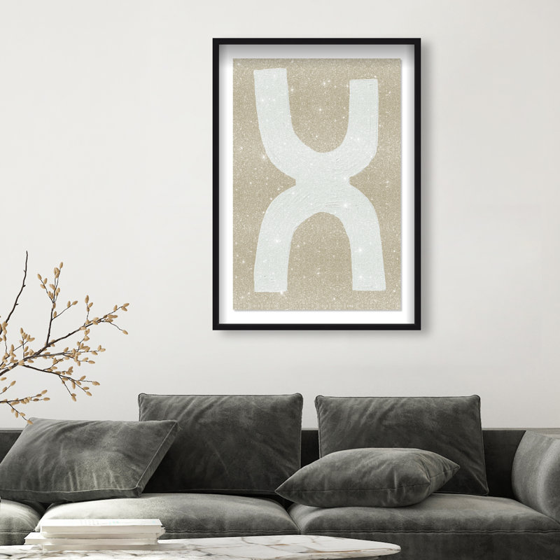 Opposites Attract Print by Oliver Gal, 31.5"H x 46.5"W, Black Shadowbox