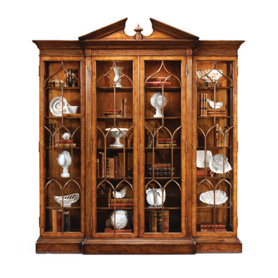Windsor Solid Wood Lighted Curio Cabinet