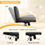 Executive chair with flip-up armrests
