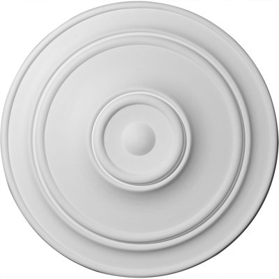 Endurathane Small Classic Ceiling Medallion, 40 1/4"OD x 3 1/8"P (Fits Canopies up to 10"), Factory Primed