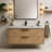 Carlsbad 36" Floating Bathroom Vanity Weathered Fir