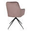 47cm H Velvet Upholstered Massivrücken Armchair