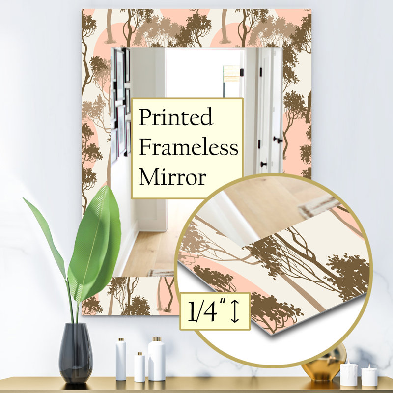 Miroir de salle de bain/meuble-lavabo en bois, H 24 po x l 32 po