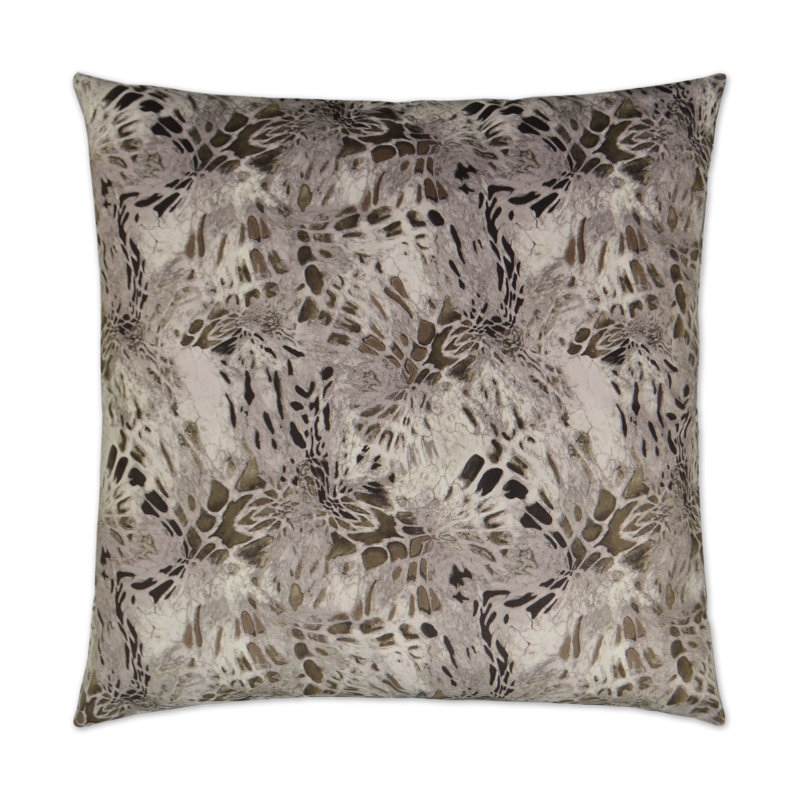 Primal Pillow Cover & Insert, Alabaster, Square 20"