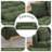 69''Modern Teddy Tufted Convertible Futon Sofa Bed-1469453221