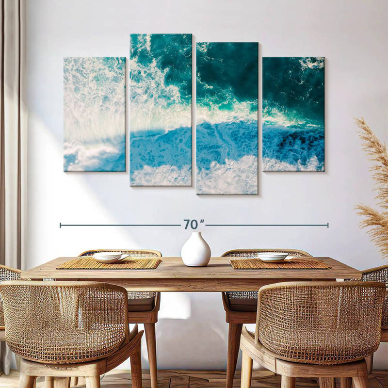 Gillard Sea Waves, H 42 po x l 68 po