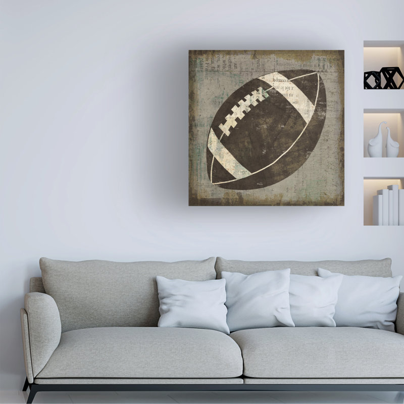 «Ball III on Gray» par Michael Mullan, impression sur toile tendue, H 14 po x l 14 po x P 2 po