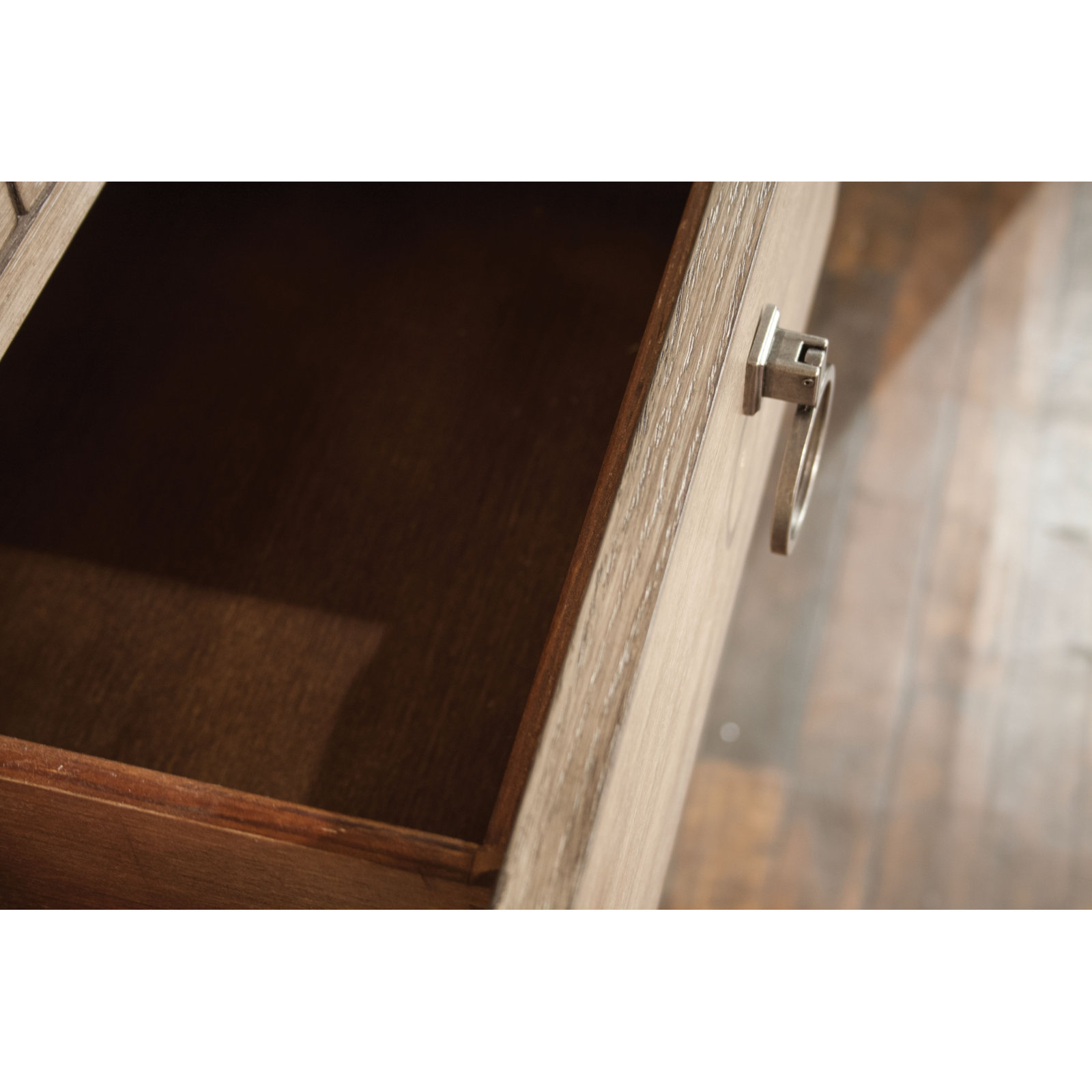 Regan 40" W 5-Drawer Fully Assembled Chest, Natural