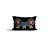 Angry Lion Folksy Rectangle Throw Pillow