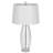 Decorative Glass Table Lamp 30 Inch Clear Glass Design With 3 Way Lighting