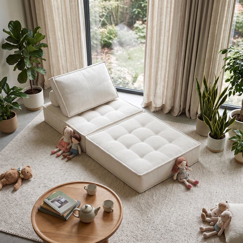 Canapé futon 66,6 po, Blanc
