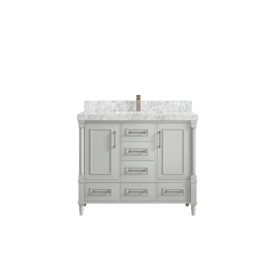 Meuble-lavabo de salle de bain l 42 po x P 22 po x H 36 po Aberdeen