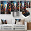 New York City Time Square Lights I - art mural en métal New York City-101153751