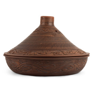 Tajine rond en grès de 3,2 pintes