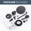 9-Spray Patterns With 1.8 Gpm 12 In. Wall Mount Shower System With Two Showerhead-120817915