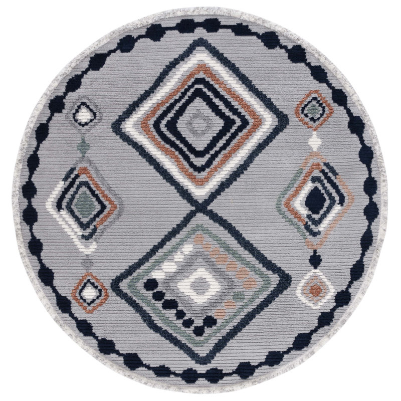 Amairani Performance Southwestern Rug, Round 6'7"