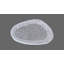 Table basse ovale blanche-1953084150