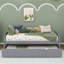 Lit plateforme simple avec lit gigogne sous le lit-1204879646